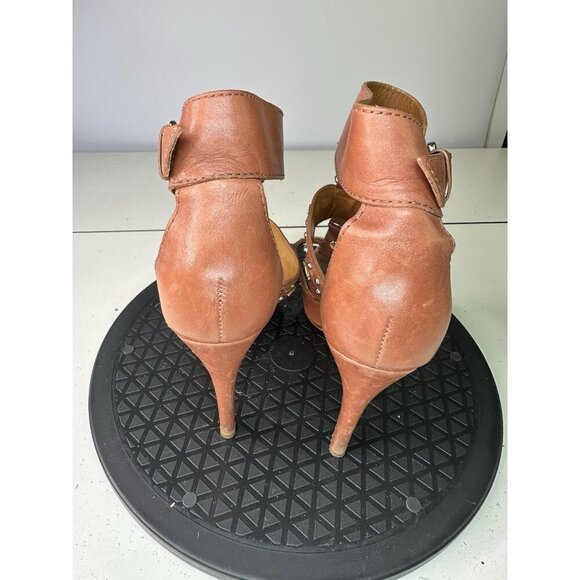 Pour La Victoire Kira Beaded Platform Heels Brown Sz 8.5 - Picture 4 of 13
